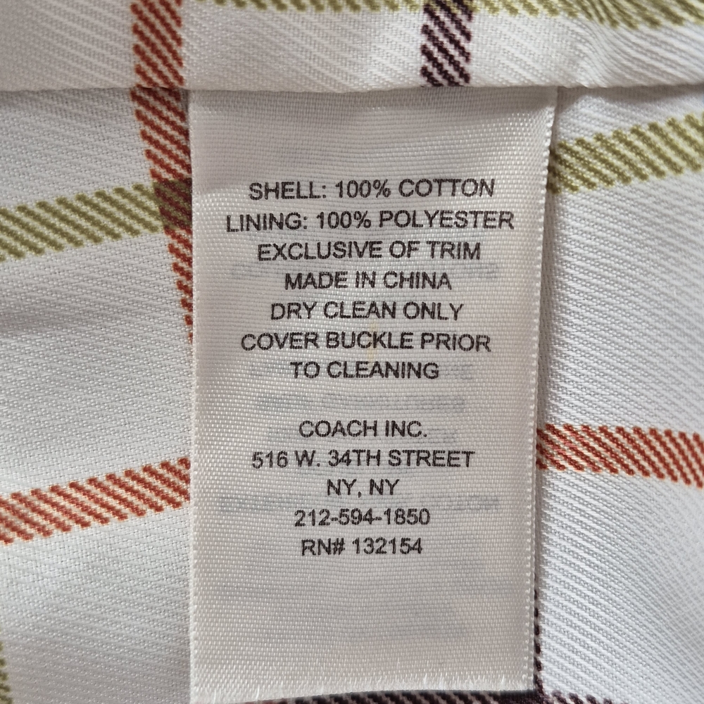 Coach Heritage Series Double-Breasted Belted Trench Coat - Size M - Picture 15 of 16